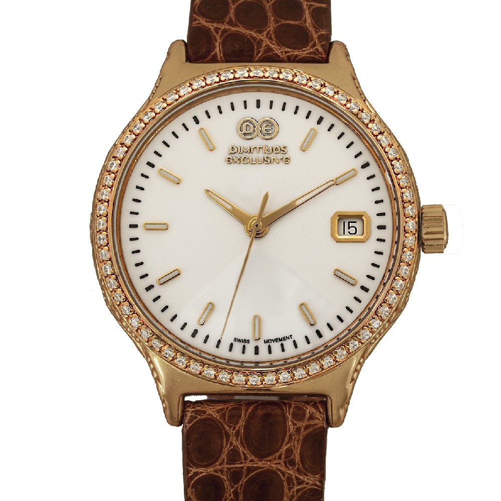 Sterling Silver watch with Leather Strip
