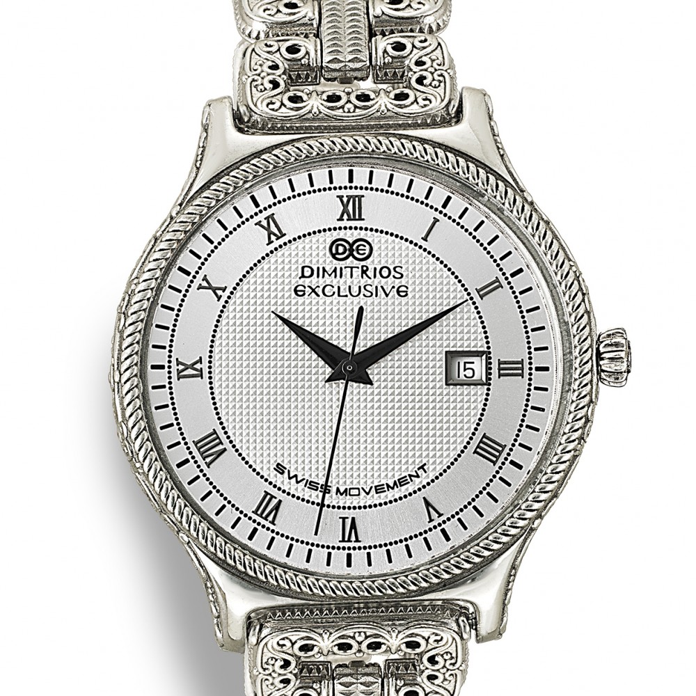 Sterling Silver Watch with Bracelet