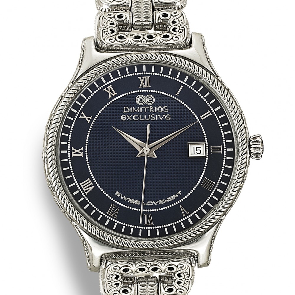 Sterling Silver Watch with Bracelet