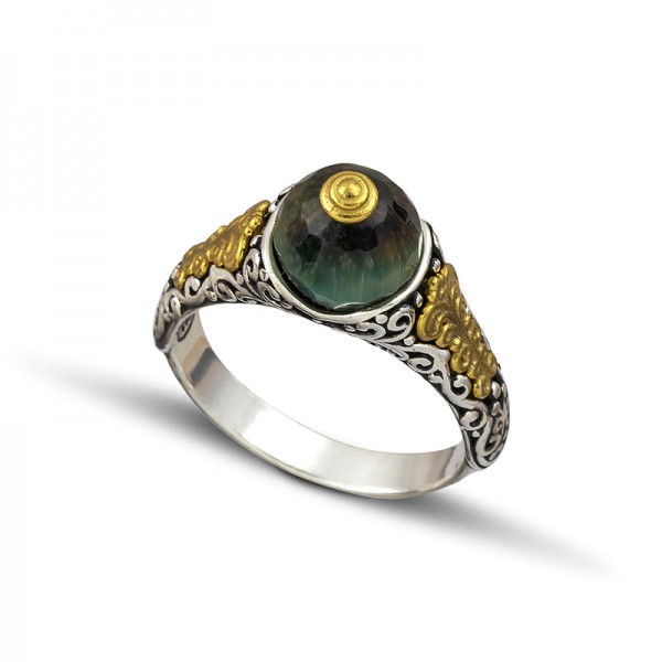 Ring with Mineral Stones D120-3