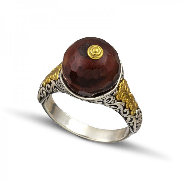 Ring with Mineral Stones D120-5