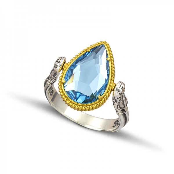 Reversible Ring with Swarovski Stones D131 Reversible Ring with Swarovski Stones D131