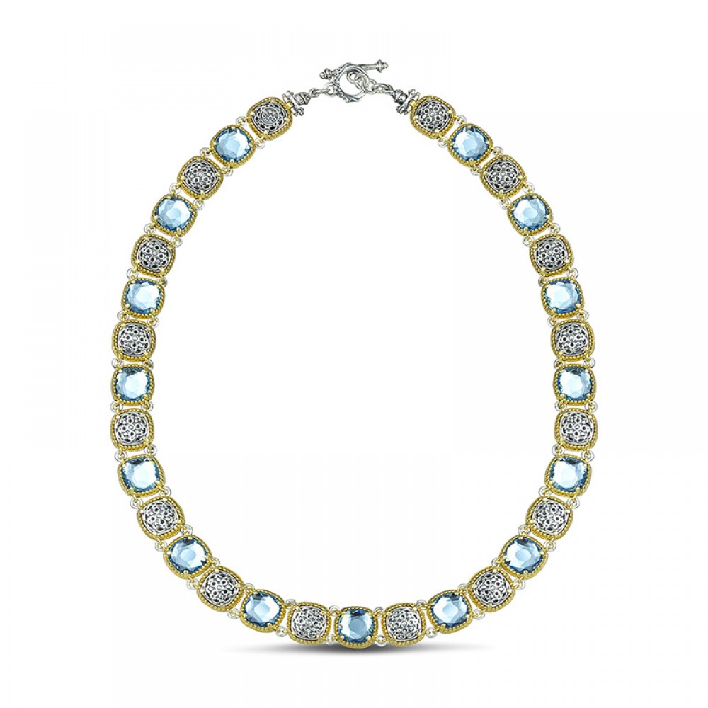  Reversible Sterling Silver Necklace K116