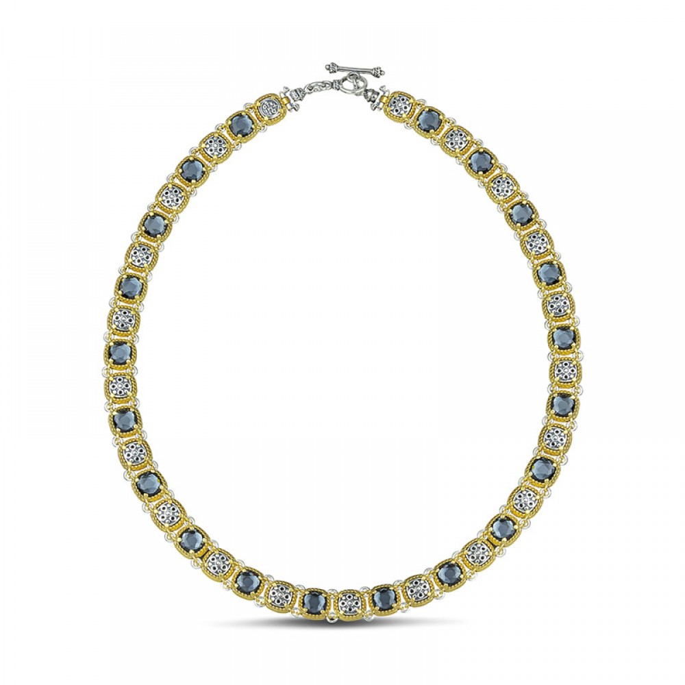  Reversible Sterling Silver Necklace K116-2