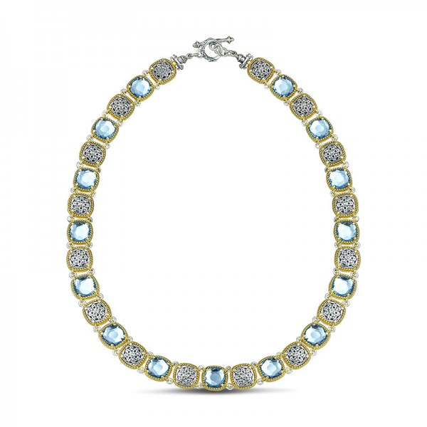  Reversible Sterling Silver Necklace K116