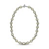 Reversible Sterling Silver Necklace with Semiprecious Stones K119