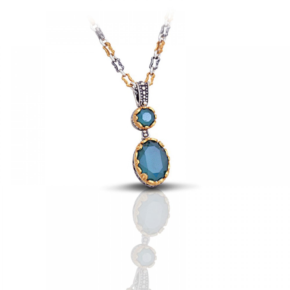 Pendant 925 with swarovski stones M052