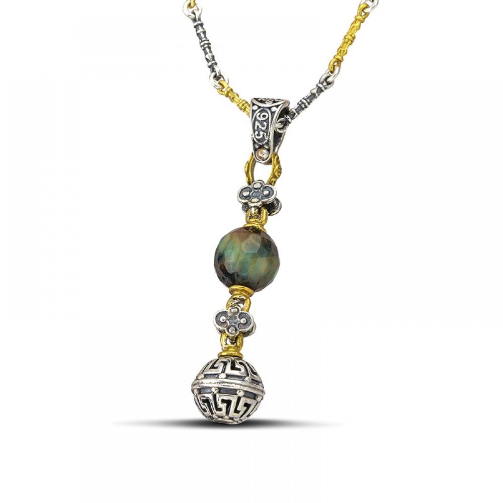 Pendant with Mineral Stones without Chain M120-3