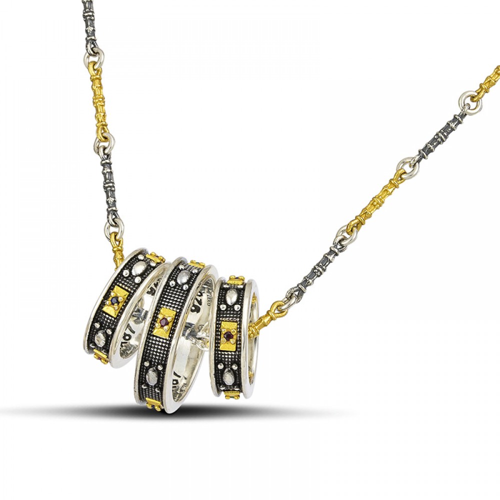 Pendant with Zircon Stones M125