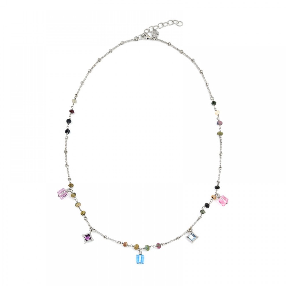 Pendant 925 with swarovski stones M135-9