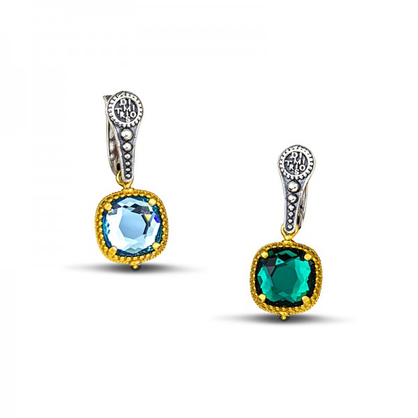 Reversible earrings with S116