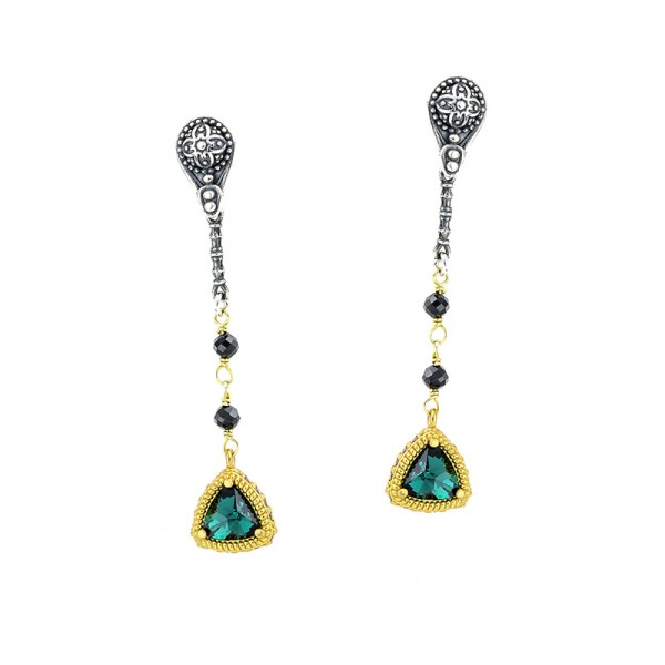 Earrings with Swarovski crystals S135-1