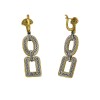 Sterling Silver Earrings with Semi-Precious Stones  S140