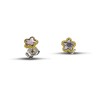Sterling Silver Earrings  with Swarovski Crystals S144-1