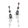 Sterling Silver Earrings with Swarovski stones S062