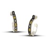 Earrings with Zircon Stones S125-1