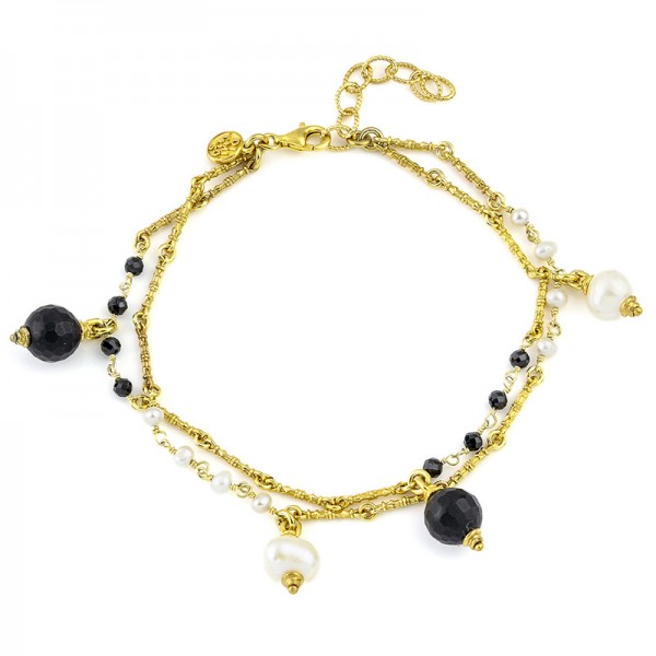 Bracelet with Semiprecious Stones B135-16