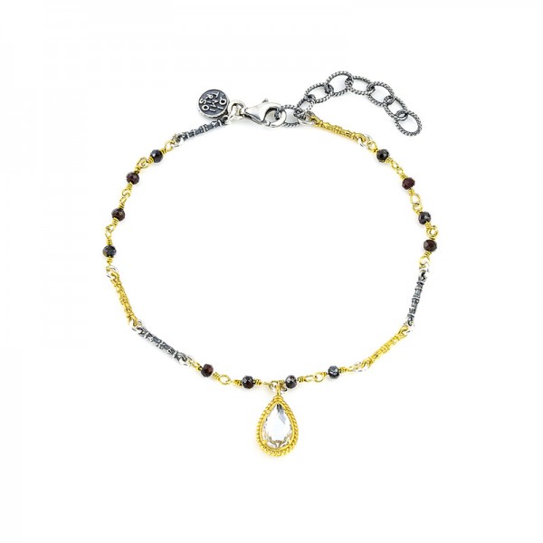 Bracelet with Swarovski crystals B135-8