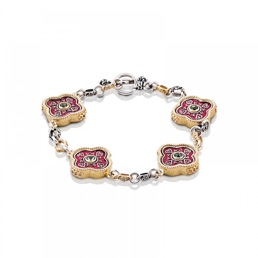 B353 with Enamel and Swarovski Stones