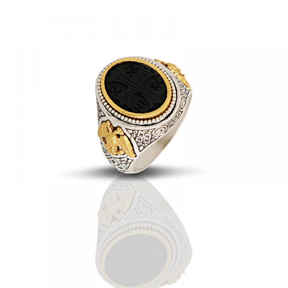 Ring with Semi-Precious Stone D036HM