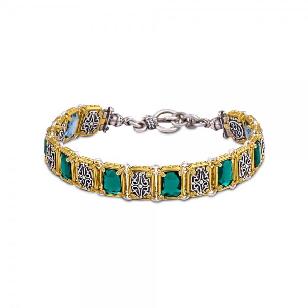 Reversible Bracelet with Swarovski Crystals B92-1