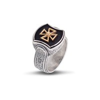 Ring with Cross D362