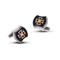 Sterling Silver Cufflinks with Cross MA62