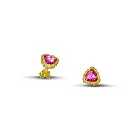 Post Earrings with Swarovski Crystals S104-2