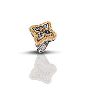 Ring with Swarovski Crystals D285