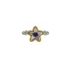 Sterling Silver Ring  with Swarovski Stones D144
